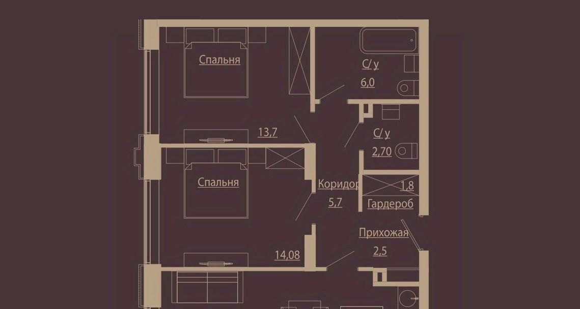 квартира г Новосибирск р-н Центральный ул Чаплыгина 54 фото 1