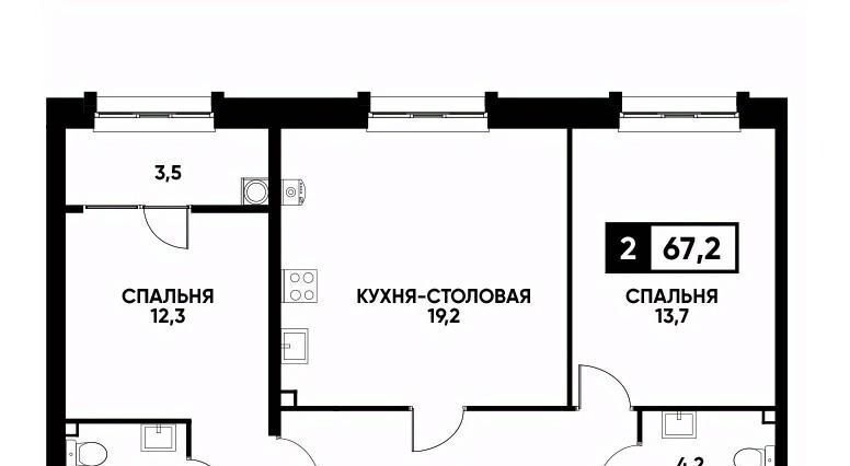 квартира г Ставрополь р-н Промышленный ул Андрея Голуба 14к/1 фото 1