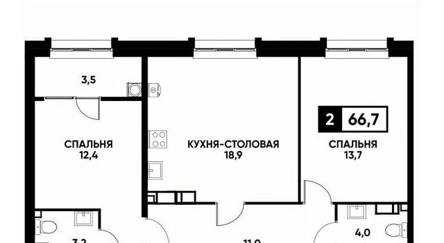 р-н Промышленный ул Андрея Голуба 14к/1 фото