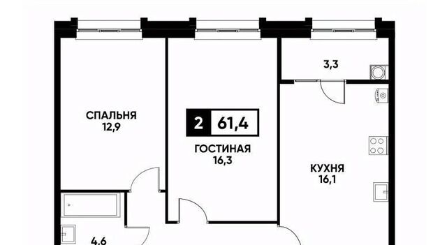 р-н Промышленный ул Андрея Голуба 14к/1 фото