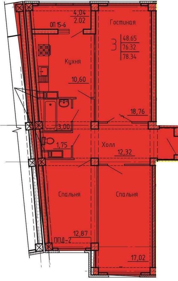 квартира г Пенза ул Генерала Глазунова 6 ЖК «Арбековская застава» фото 2