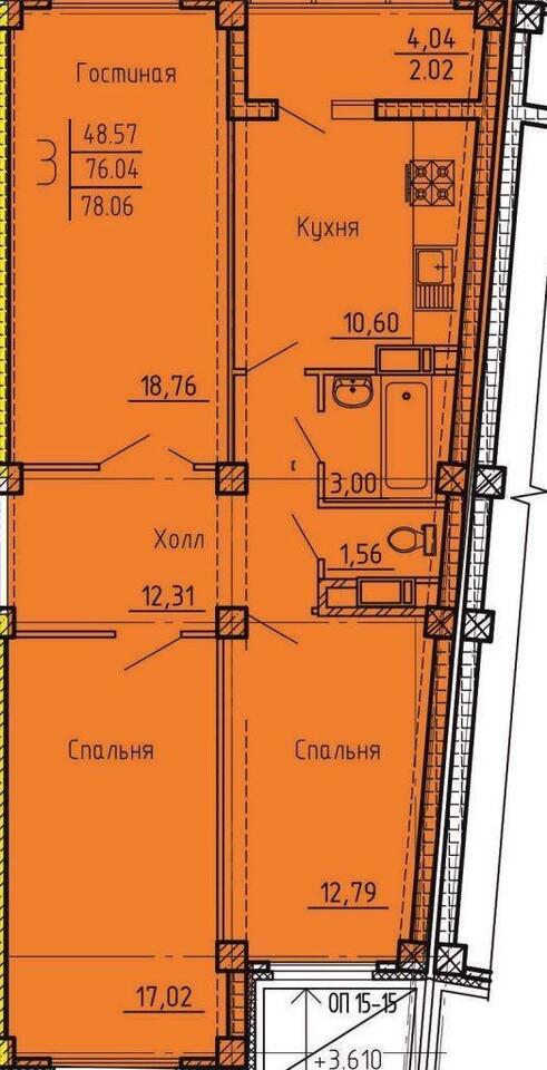 квартира г Пенза ул Генерала Глазунова 6 ЖК «Арбековская застава» фото 2