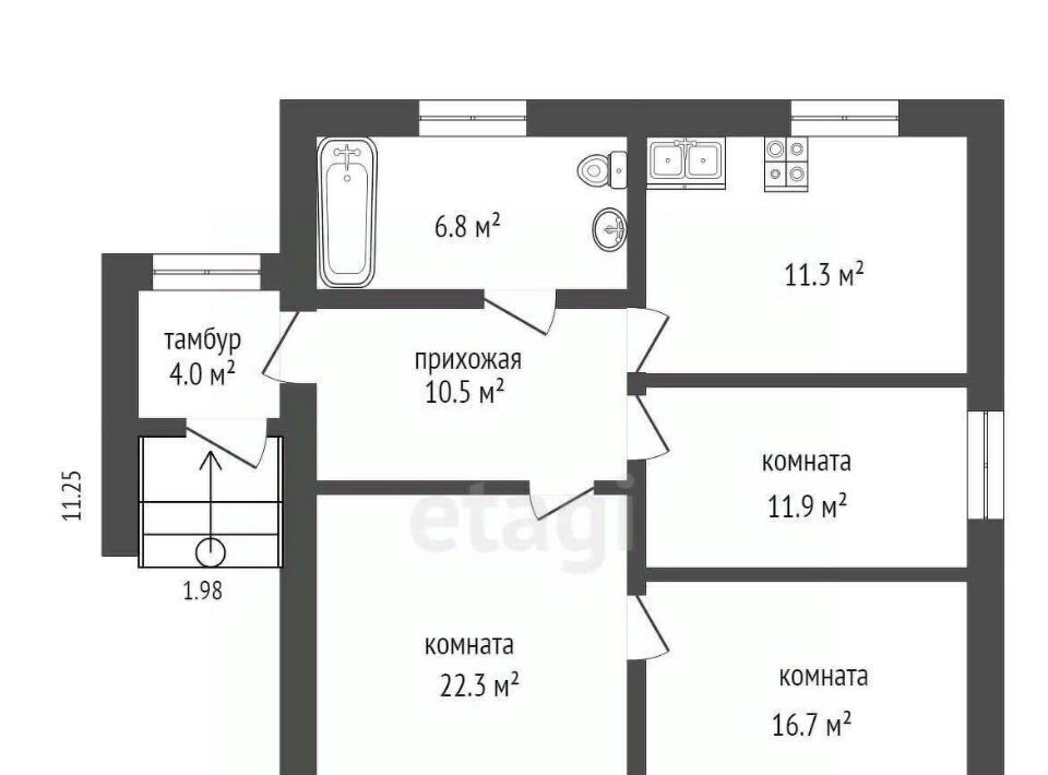 дом г Выкса с Борковка проезд Рожновский фото 30