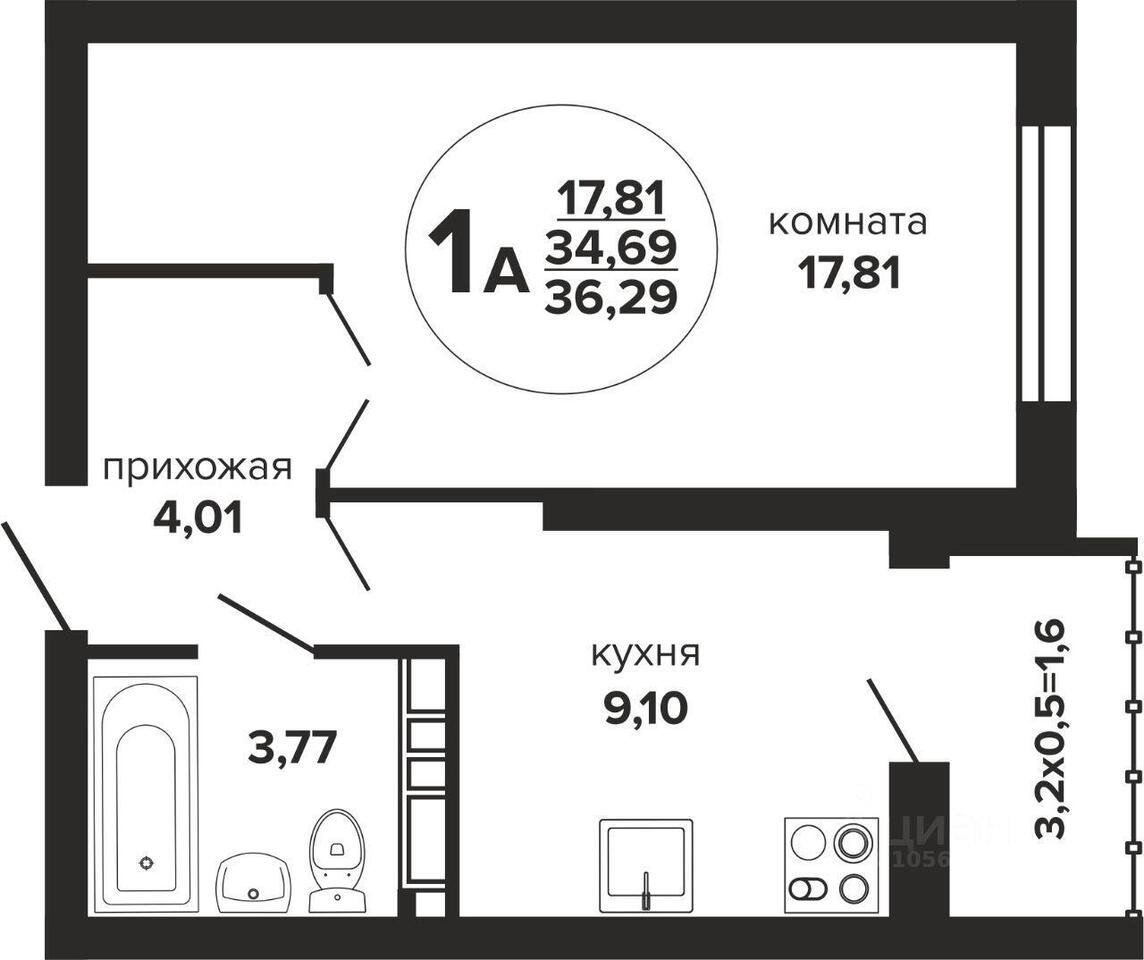 квартира г Краснодар ул Российская фото 1