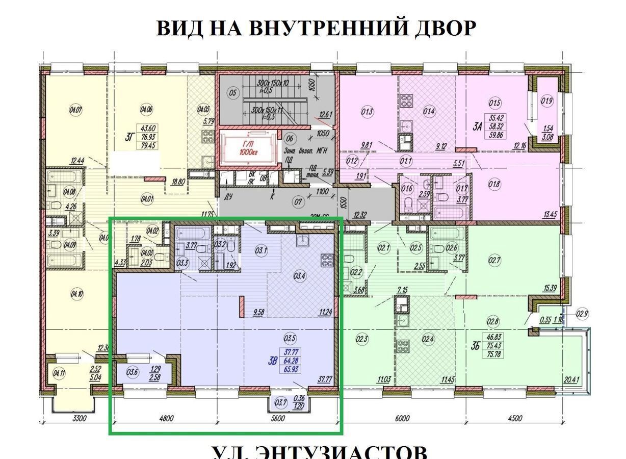 квартира г Уфа р-н Октябрьский ул Энтузиастов 7 фото 25