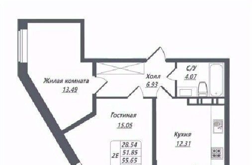 квартира г Ессентуки ЖК Озеро фото 1