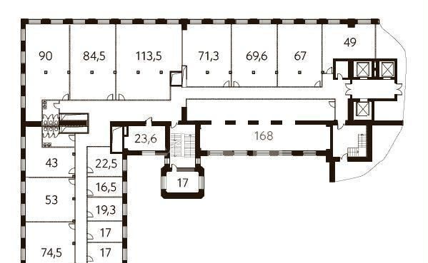 офис г Москва метро Красносельская ул 3-я Рыбинская 18с/22 фото 2