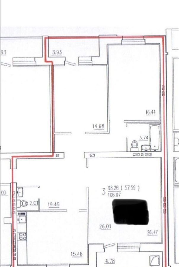 квартира г Самара п Мехзавод 1-й квартал р-н Красноглинский 36 фото 15