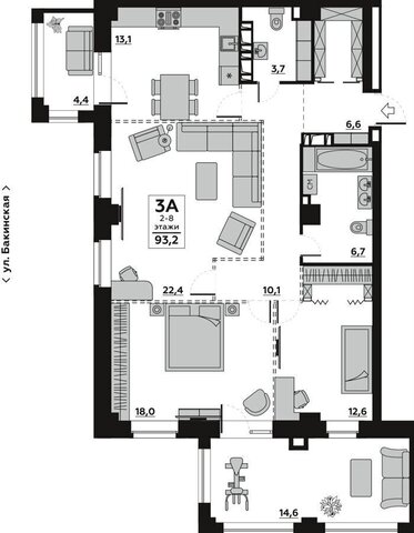 ул Бакинская 6 блок-секция 3 фото