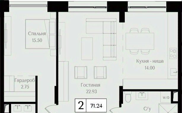 квартира г Москва метро Преображенская площадь ЖК «Преображенская площадь» площадь фото 1