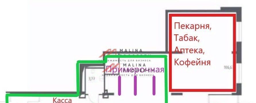 торговое помещение г Люберцы микрорайон Зенино ул Камова 1к/1 ЖК Самолет мкр, Некрасовка фото 2