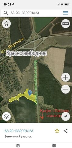 земля с Красносвободное Красносвободненский сельсовет, Тамбов фото