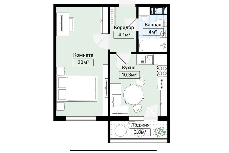 квартира г Санкт-Петербург пр-кт Витебский 101к/2 Московский район фото 4