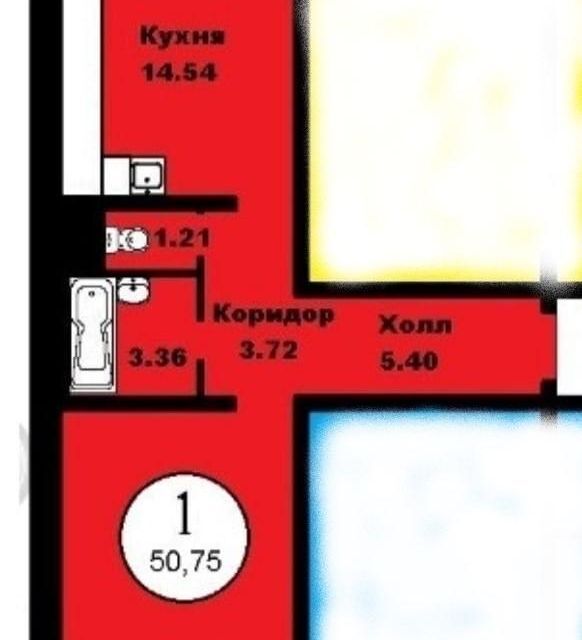 квартира г Новосибирск ул Ключ-Камышенское Плато 26/2 городской округ Новосибирск фото 3