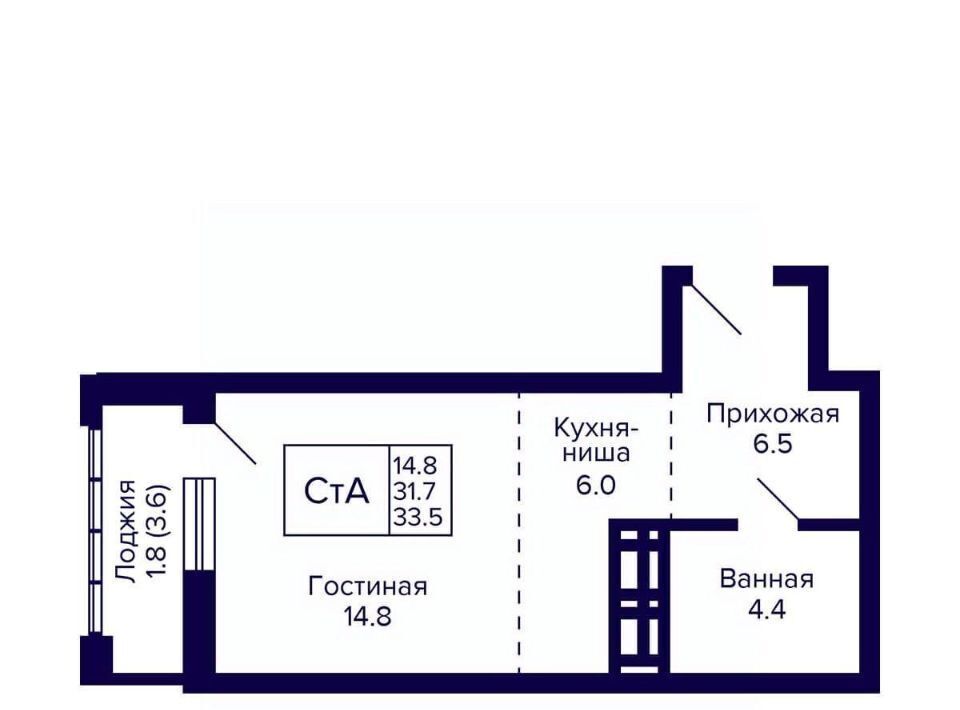 квартира г Новосибирск Берёзовая роща ул Фрунзе с 1 фото 1