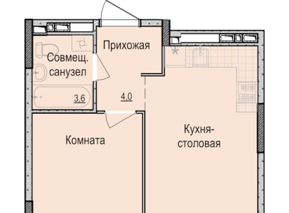 квартира г Ижевск р-н Индустриальный Карлутский ЖК «Скандинавия» 7 жилрайон, 3-й мкр фото 1