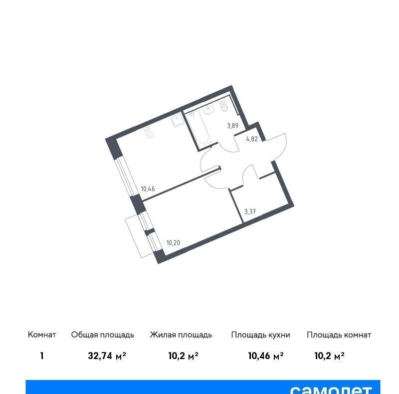 квартира г Москва САО Молжаниновский ЖК Молжаниново к 3 фото 1