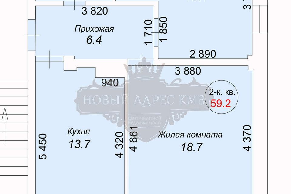 квартира г Железноводск п Иноземцево городской округ Железноводск, Спортивная улица, 2 Ак 10 фото 4