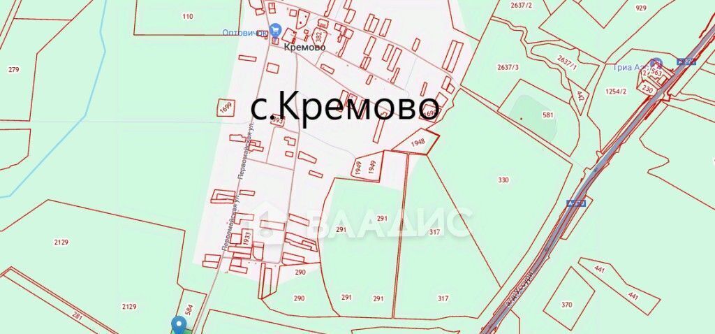 земля р-н Михайловский с Кремово фото 4