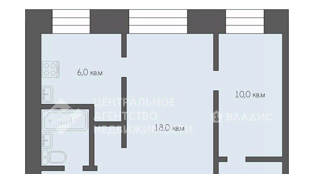 квартира г Рязань р-н Советский ул Новая 86а фото 33