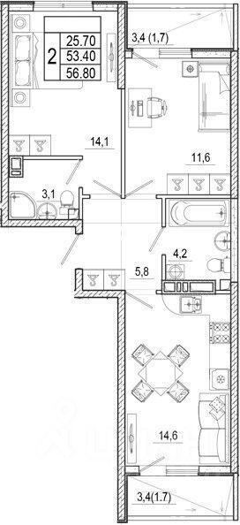 квартира г Сочи р-н Адлерский ул Искры 66/10 фото 1