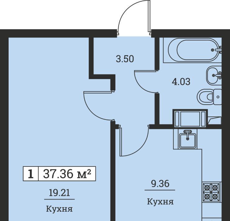 квартира р-н Всеволожский г Мурино ул Екатерининская 19 Девяткино фото 1