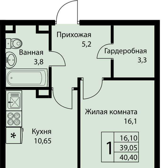 квартира г Краснодар п свх Прогресс п Березовый ЖК Прогресс муниципальное образование фото 1