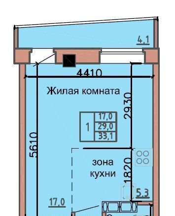 квартира г Абакан ул Ленинского Комсомола 24/2 фото 1