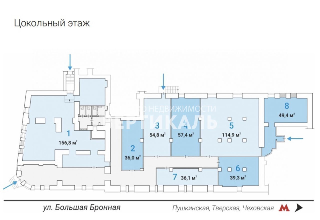 офис г Москва метро Тверская ул Большая Бронная 23с/1 фото 16