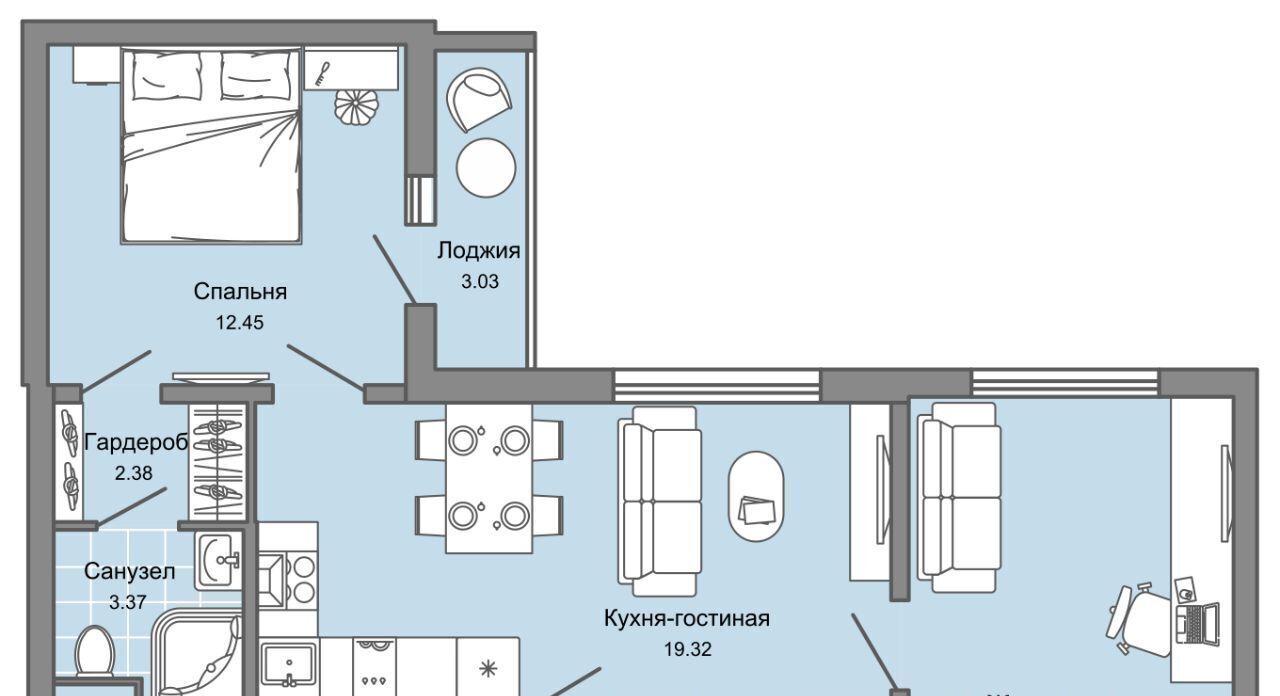 Продам трехкомнатную новостройку 2 в «Светлые кварталы» жилом комплексе  Новый Город в Заволжском районе в городе Ульяновске 64.0 м² этаж 9/9  5764864 руб база Олан ру объявление 121807906