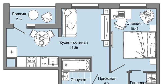 квартира р-н Заволжский Новый Город 2 фото