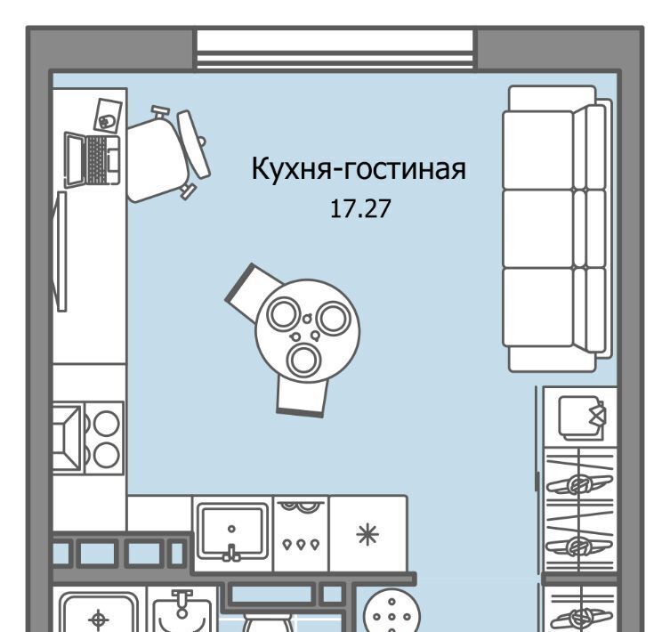 квартира г Ульяновск р-н Засвияжский Город Новаторов жилой комплекс, 2 фото 1