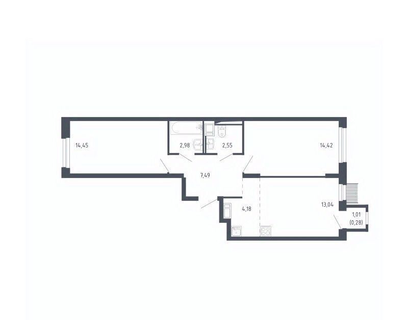 квартира г Москва метро Ховрино Северный ЖК Молжаниново к 2 фото 1