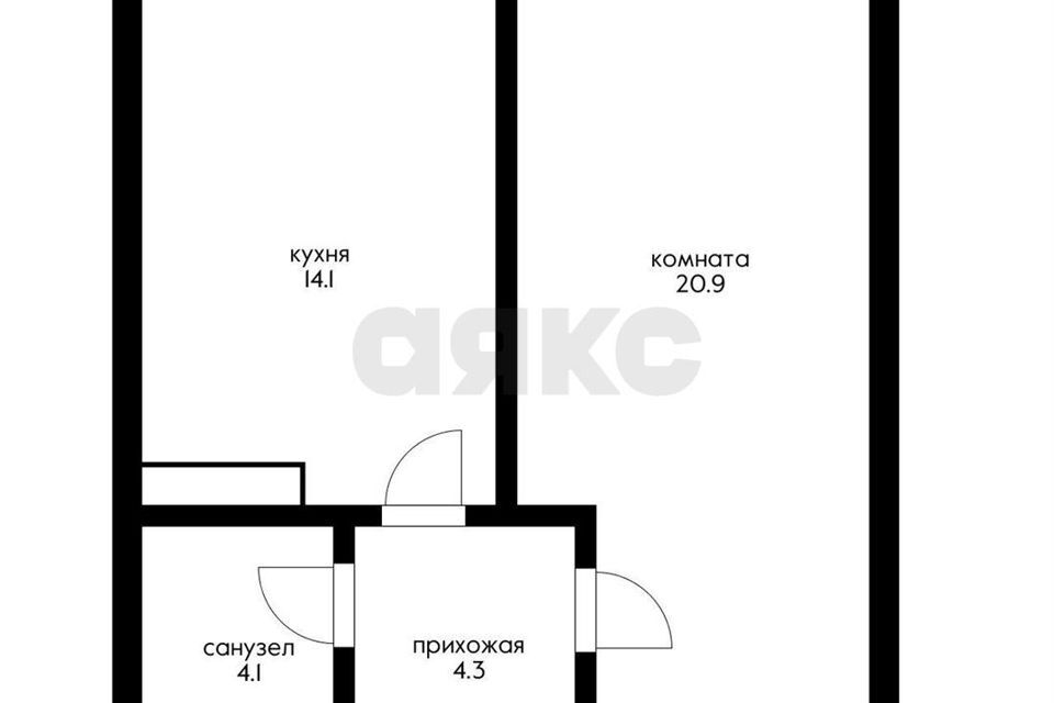 квартира р-н Тахтамукайский аул Новая Адыгея ул Песочная 1к/1 фото 8