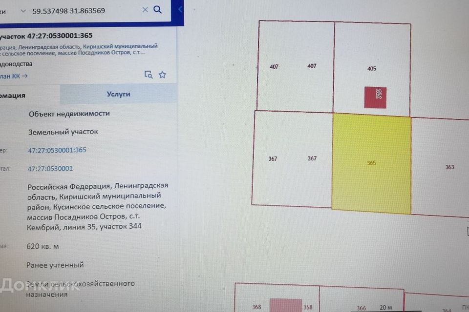 земля р-н Киришский массив Посадников Остров садоводческое некоммерческое товарищество Кембрий фото 7