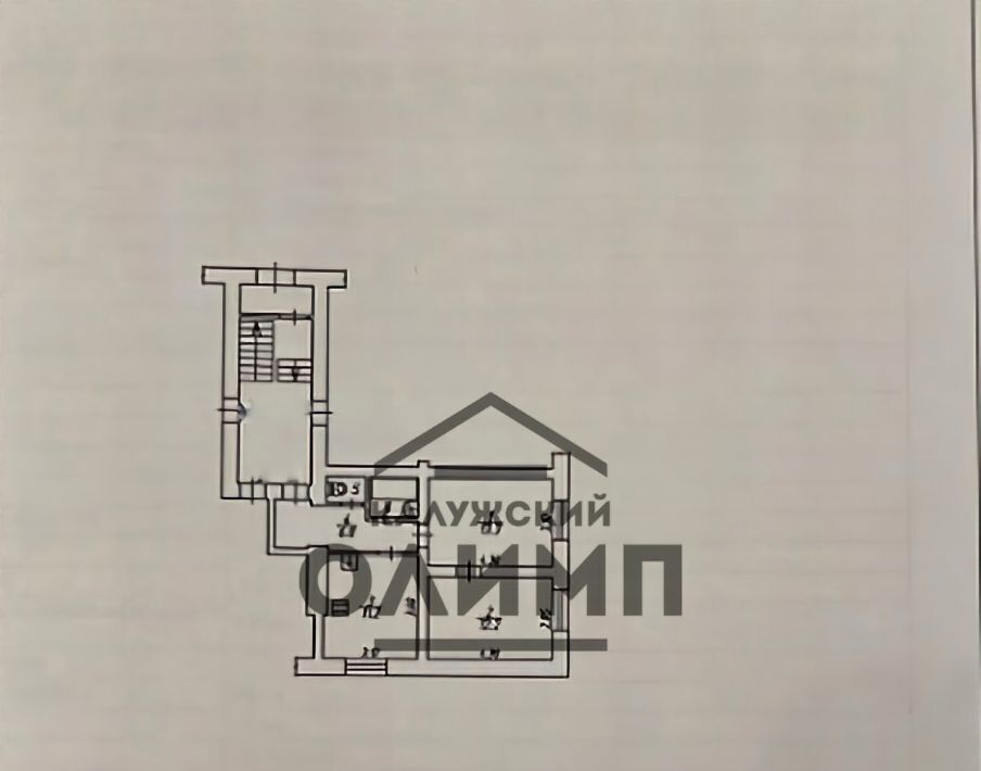 квартира г Калуга р-н Московский ул Телевизионная 37 фото 18