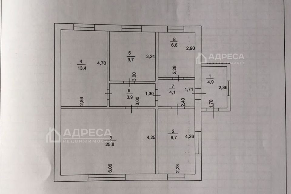 дом р-н Азовский с Пешково ул Энгельса 70 фото 6