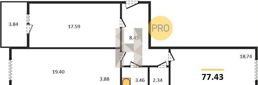 квартира р-н Новосибирский рп Краснообск мкр 3 20 фото 2