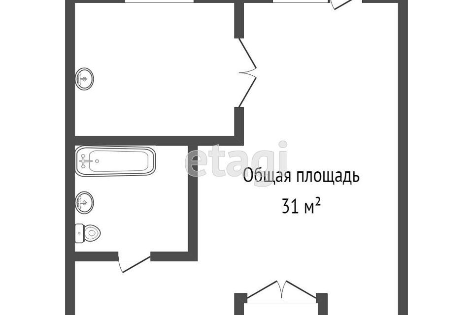 квартира г Бийск ул Владимира Короленко 47 городской округ Бийск фото 6