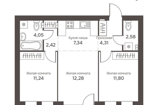 квартира городской округ Среднеуральск, жилой квартал Культура фото