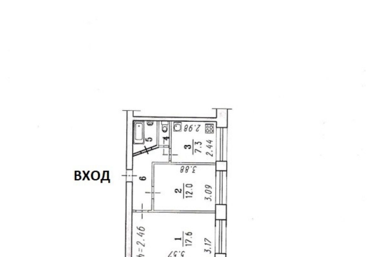 квартира г Омск р-н Советский пр-кт Мира 30в фото 10