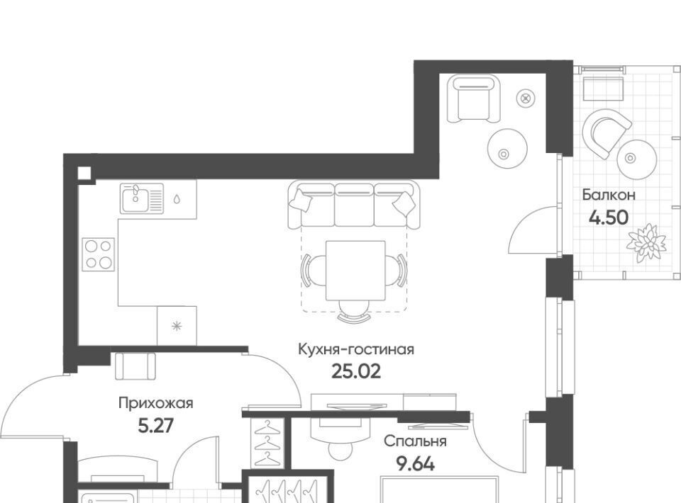 квартира г Казань Козья слобода ул Гаврилова 5вк/2 фото 1