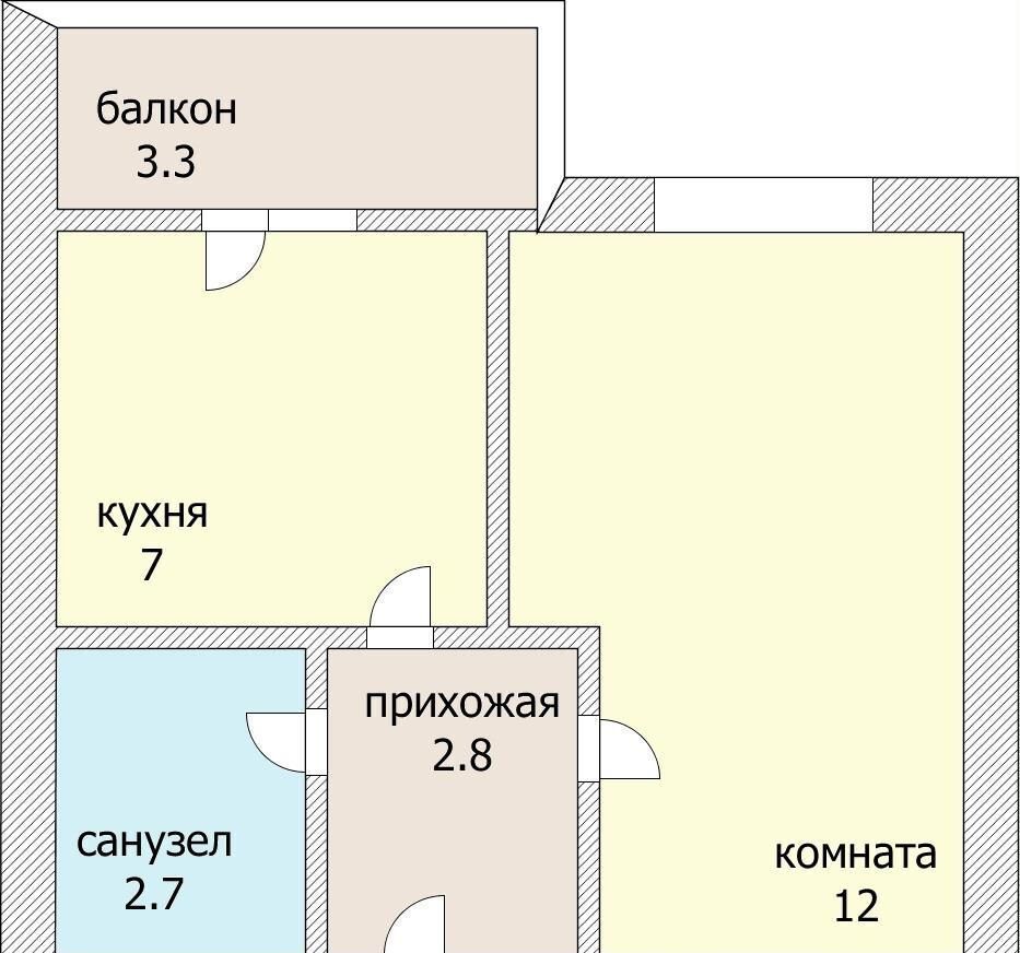 квартира р-н Тахтамукайский аул Новая Адыгея ул Тургеневское шоссе 33/2к 25 Старобжегокайское сельское поселение, Яблоновский фото 11