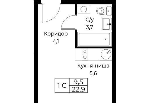 квартира г Москва ул Намёткина 10д Воронцовская фото 1