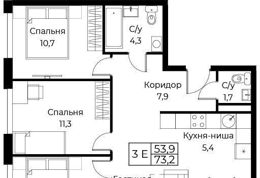 квартира г Москва ул Намёткина 10д Воронцовская фото 2