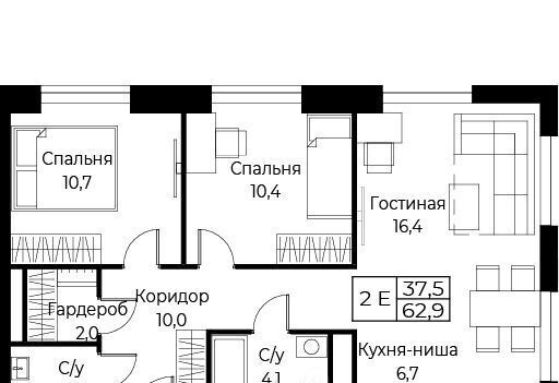 квартира г Москва ул Намёткина 10д Воронцовская фото 2