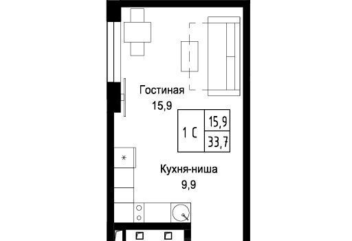 квартира г Москва ул Намёткина 10д Воронцовская фото 2