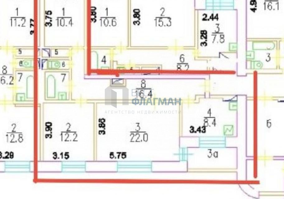 квартира г Москва ул Красная Пресня 23с/1а Центральный административный округ фото 3