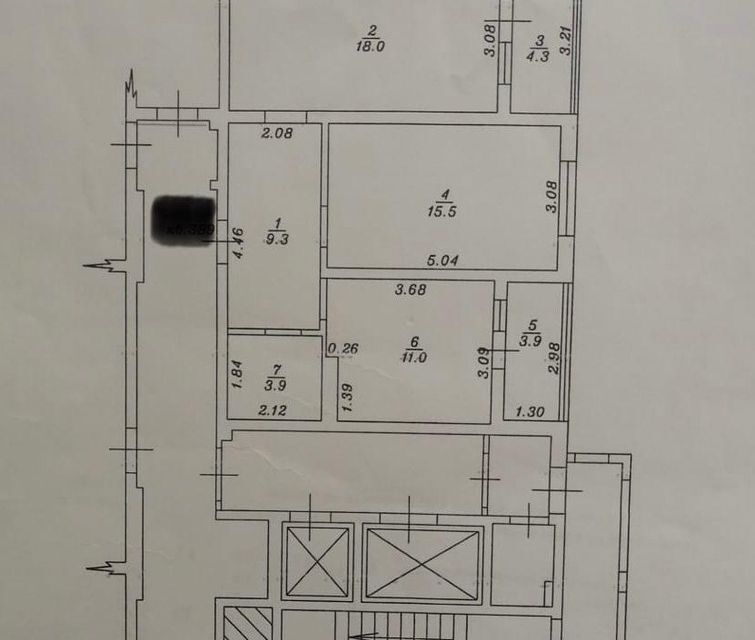 квартира р-н Анапский г Анапа муниципальное образование Анапа, Владимирская улица, 55 Вк 2 фото 4