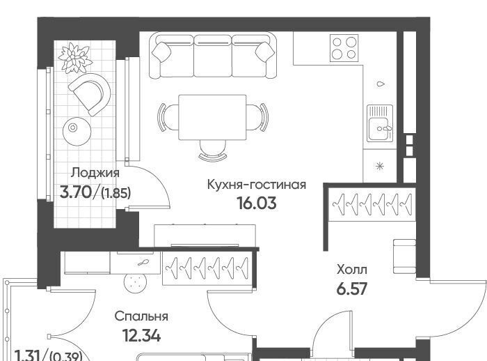 квартира г Екатеринбург Ботаническая Солнечный жилрайон фото 1